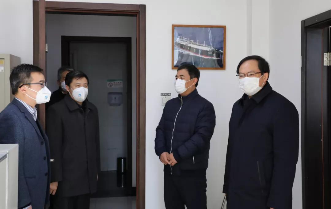 楊金成到長城電子、綜合院檢查指導疫情防控和復工復產工作